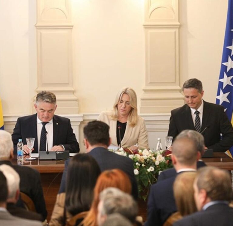 Zeljko Komsic, Denis Becirovic, Zeljka Cvijanovic,