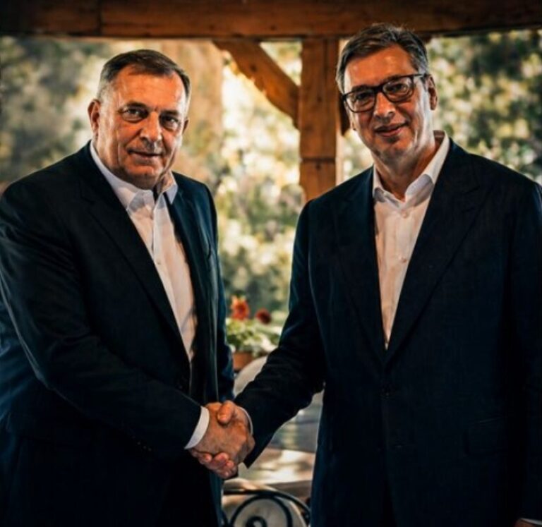 Milorad Dodik, Aleksandar Vucic,