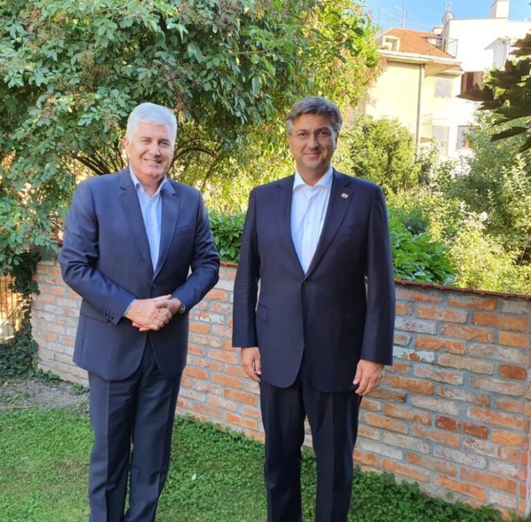 Andrej Plenković, Dragan Covic,