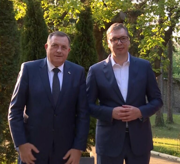 Milorad Dodik, Aleksandar Vucic,