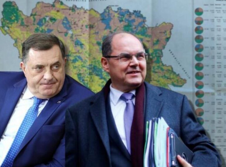 Milorad Dodik, Christian Schmidt,
