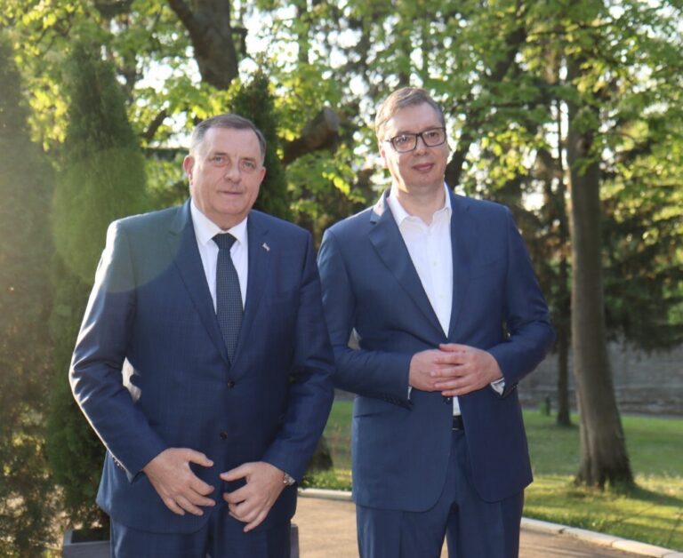 Milorad Dodik, Aleksandar Vucic,