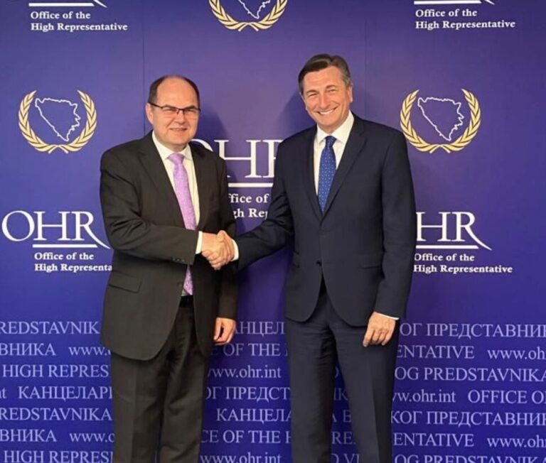 Christian Schmidt, Borut Pahor,