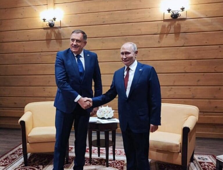 Milorad Dodik, Vladimir Putin,