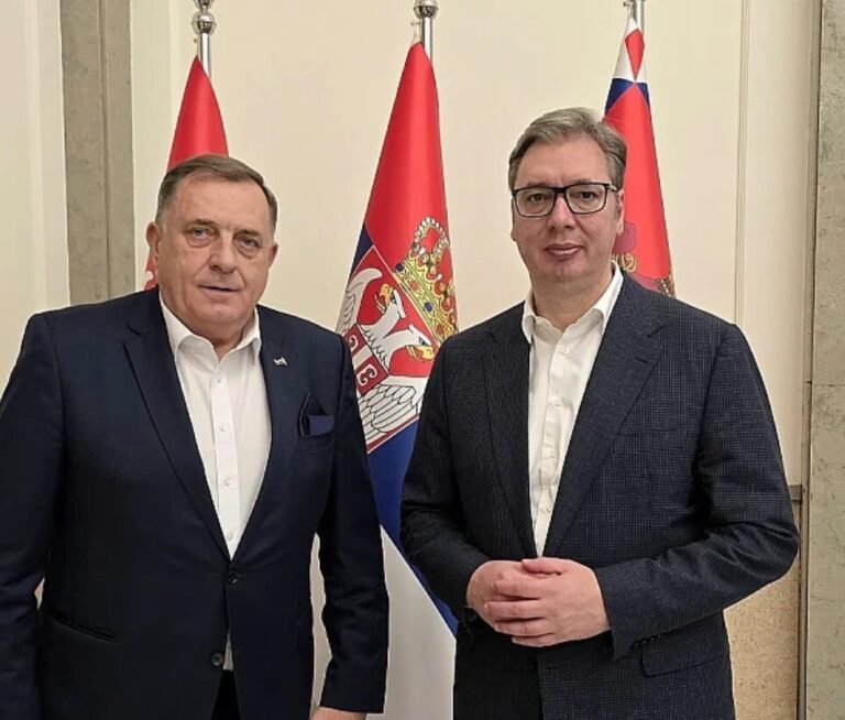 Milorad Dodik, Aleksandar Vucic,