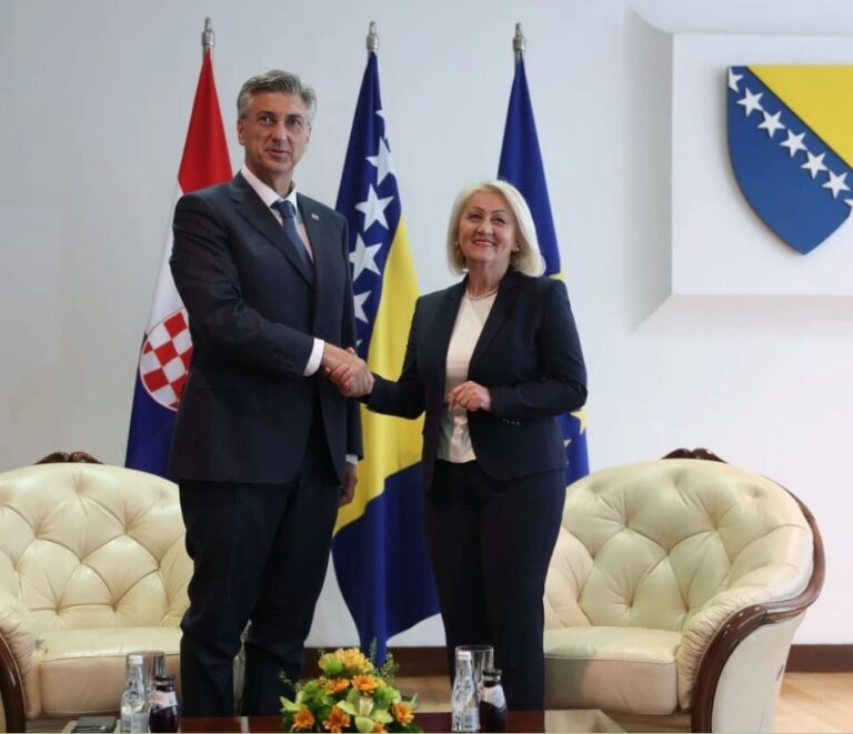 Andrej Plenković, Borjana Krišto,