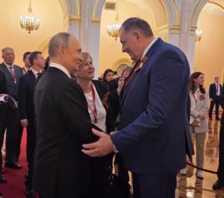Milorad Dodik, Vladimir Putin,