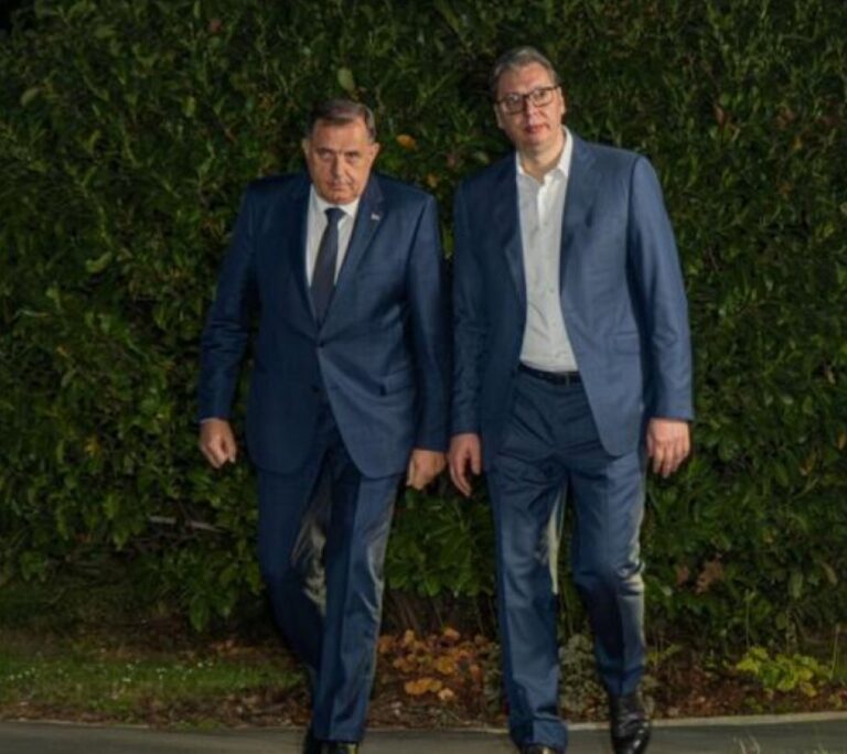 Milorad Dodik, Aleksandar Vucic,