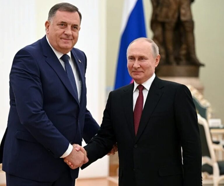 Milorad Dodik, Vladimir Putin,