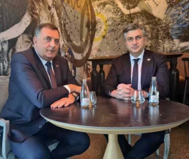 Milorad Dodik, Andrej Plenković,
