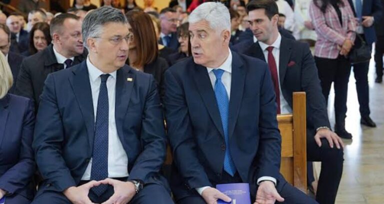 Andrej Plenković, Dragan Covic,