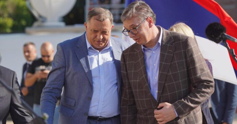 Milorad Dodik, Aleksandar Vucic,
