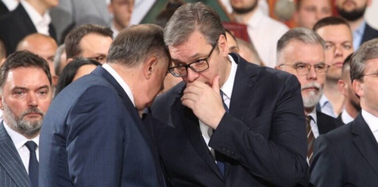 Milorad Dodik, Aleksandar Vucic,