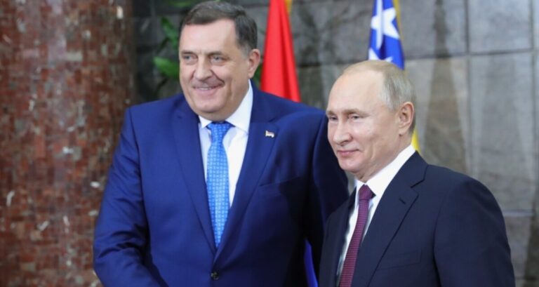 Milorad Dodik, Vladimir Putin,