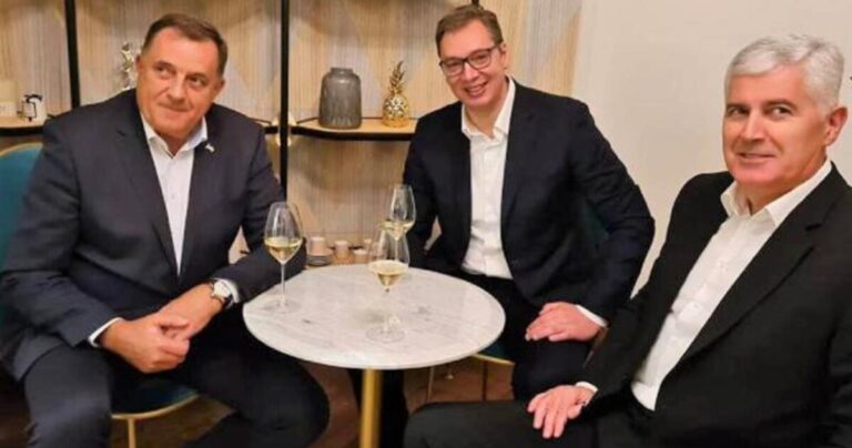 Dragan Čović, Aleksandar Vučić, Milorad Dodik,