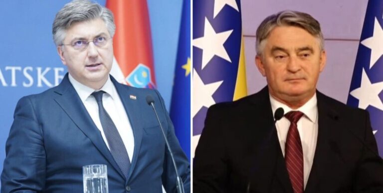 Andrej Plenković, Zeljko Komsic,