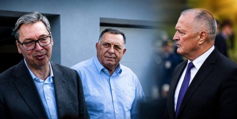 Milorad Dodik, Aleksandar Vučić, Zukan Helez,