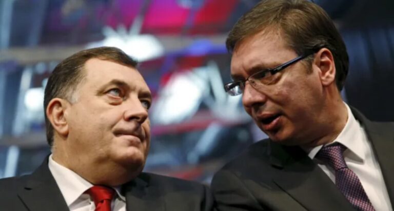 Milorad Dodik, Aleksandar Vučić,