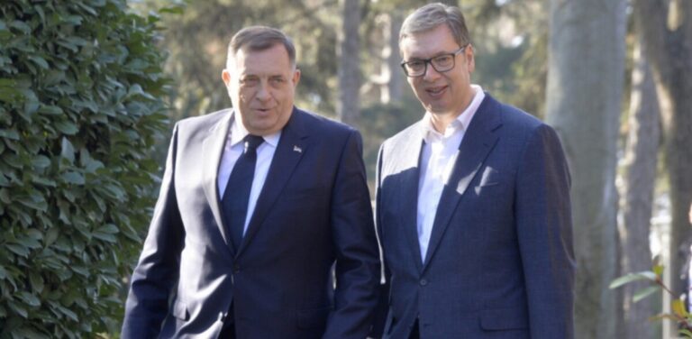Milorad Dodik, Aleksandar Vucic,