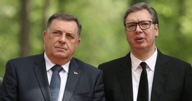 Milorad Dodik, Aleksandar Vučić,