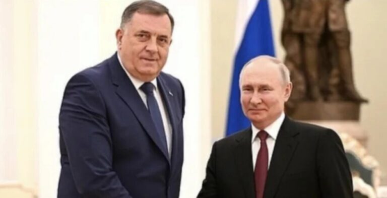 Milorad Dodik, Vladimir Putin,