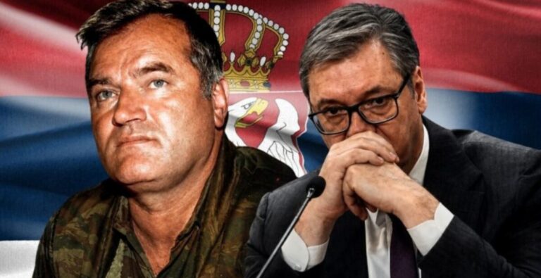 Ratko Mladić, Aleksandar Vučić,