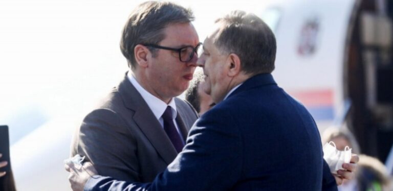 Milorad Dodik, Aleksandar Vučić,