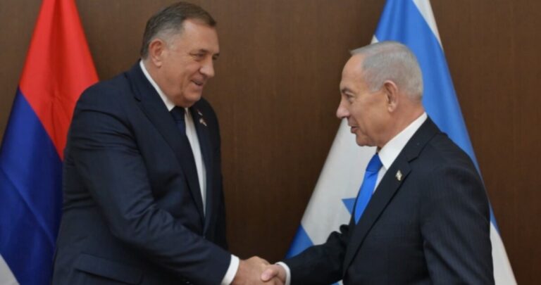 Milorad Dodik, Benjamin Netanyahu,