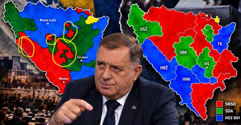 Širi se nova karta podjele BiH: Preustroj države u jeku separatističkih najava Milorada Dodika Milorad Dodik,
