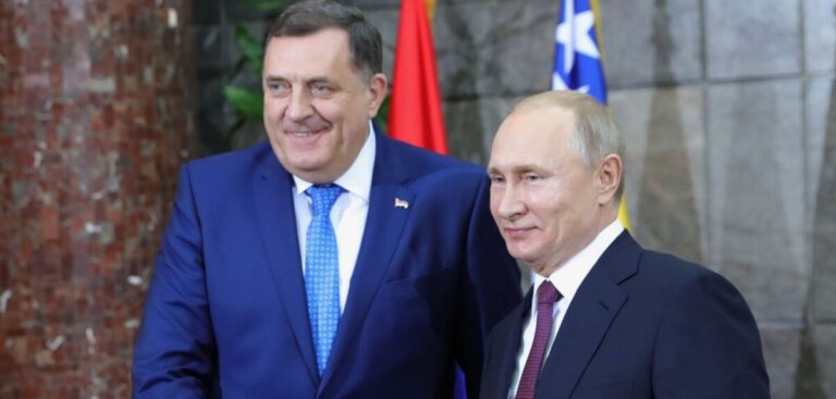Milorad Dodik, Vladimir Putin,