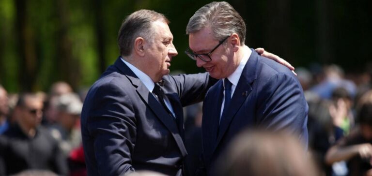 Milorad Dodik, Aleksandar Vučić,