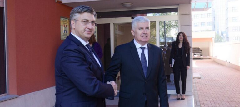 Dragan Čović, Andrej Plenković,