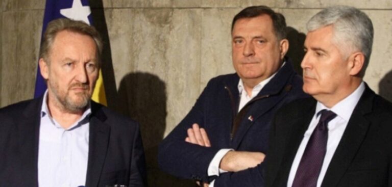 Milorad Dodik, Dragan Čović, Bakir Izetbegović,